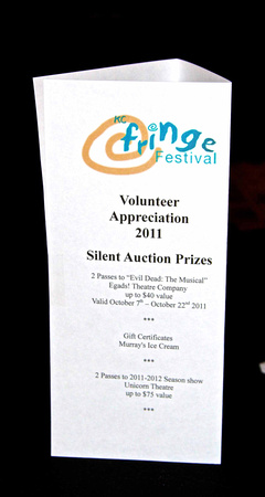 Fringe Volunteer Party   2011